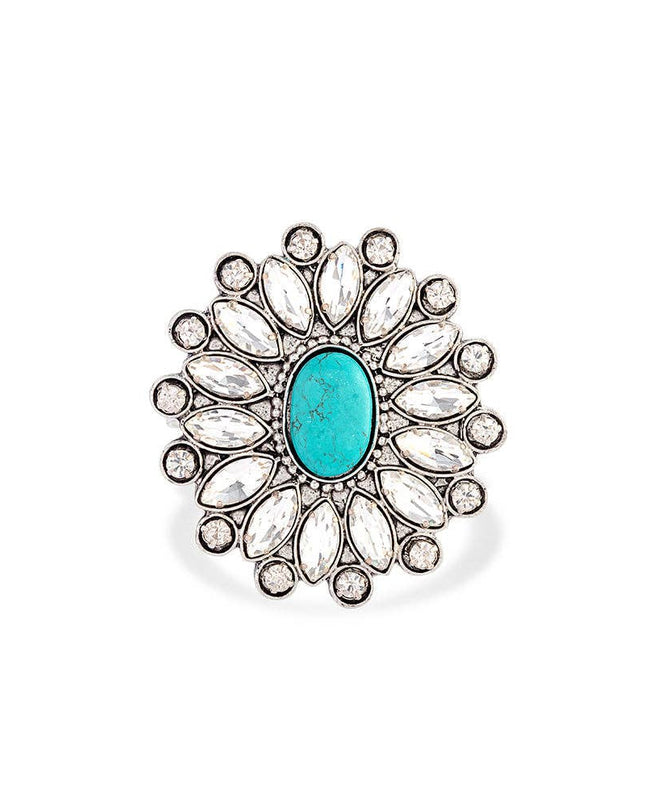 Jeweled Prairie Flower Bracelet