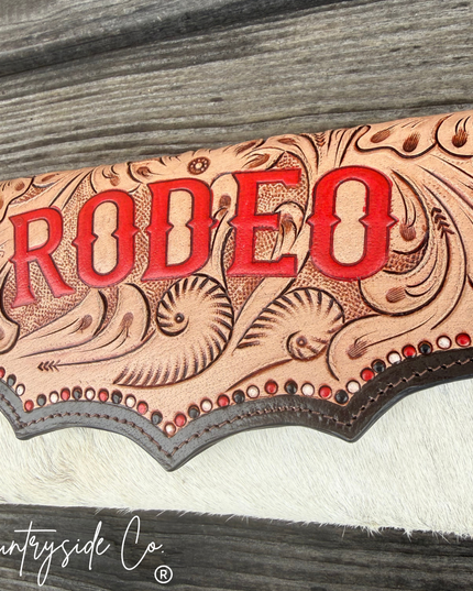 Rodeo Darling Cowhide Wallet Wristlet