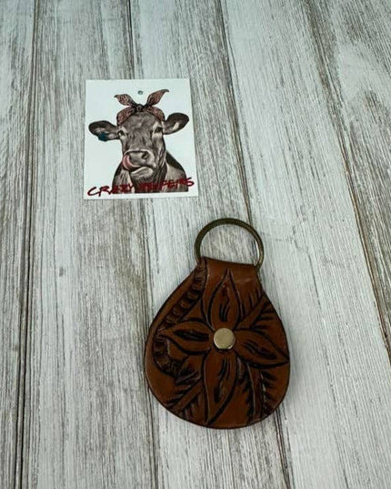 Small Tooled Keychain