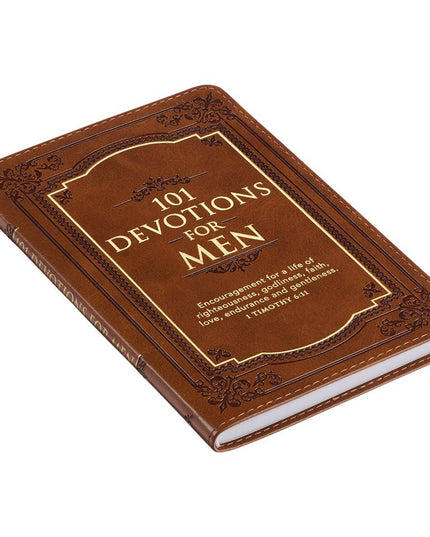101 Devotions for Men Faux Leather
