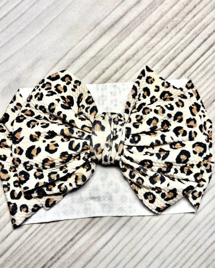 Leopard Waffle Headband