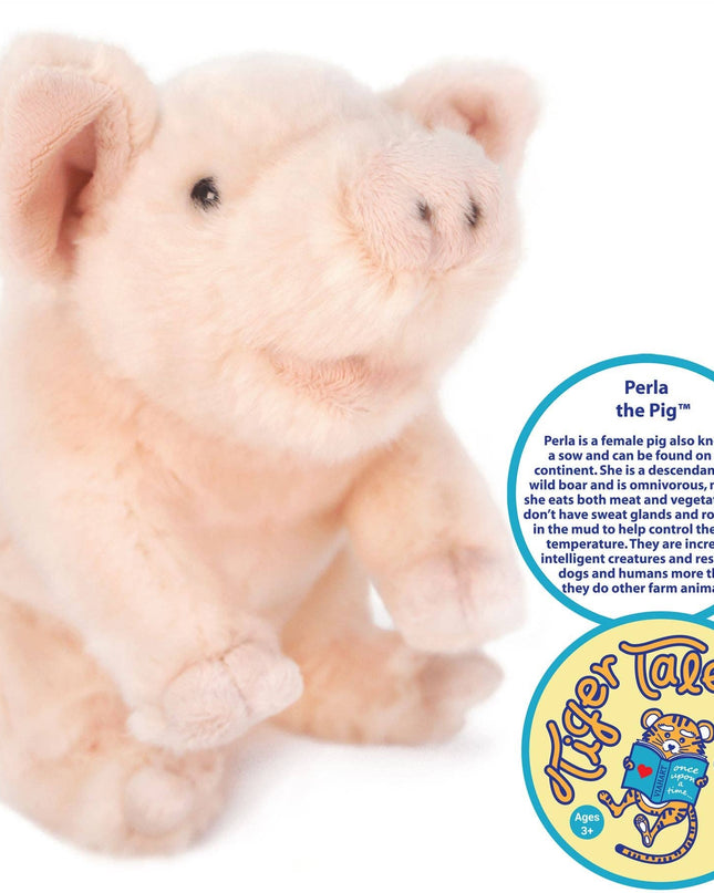 Perla The Pig | 11 Inch Stuffed Animal Plush