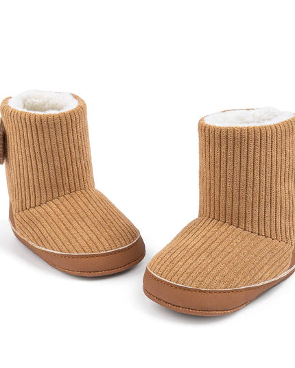 Inner sherpa ribbed baby boots. CG5406