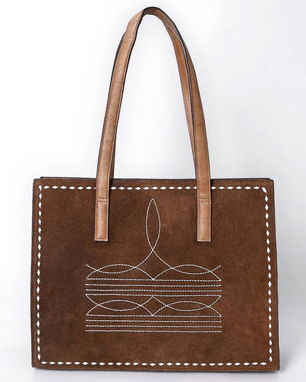ADBGM517 Tote Genuine Western Suede Leather women bag