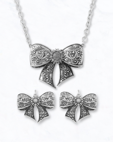 Western Vintage Bow Jewelry Set