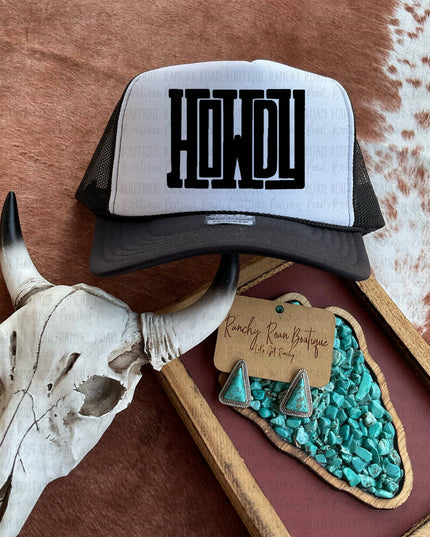 Howdy Retro Western Trucker Hat