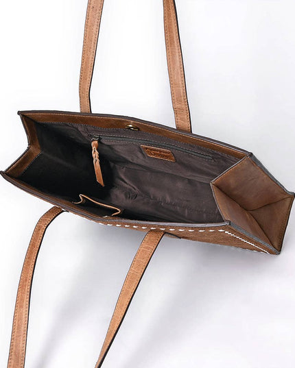 ADBGM517 Tote Genuine Western Suede Leather women bag