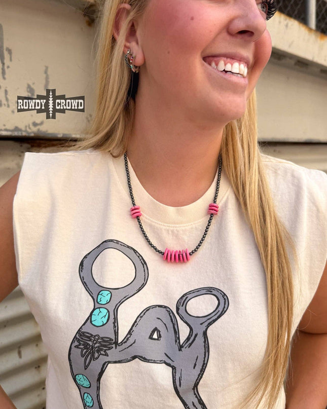 Pink Pony Necklace