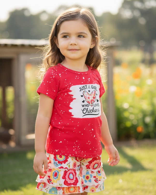 Girls who loves chickens. LT-2020-1 AMY