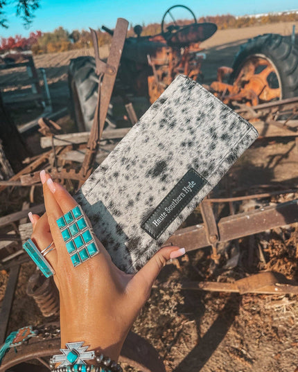 The Smoking Gun Cowhide Wallet a Haute Southern Hyde