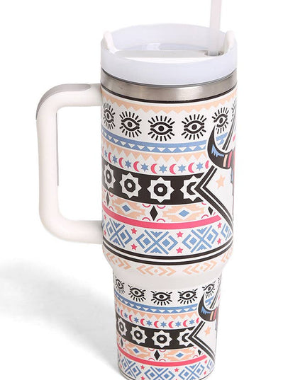 Bull Boho 40oz Handle Tumbler