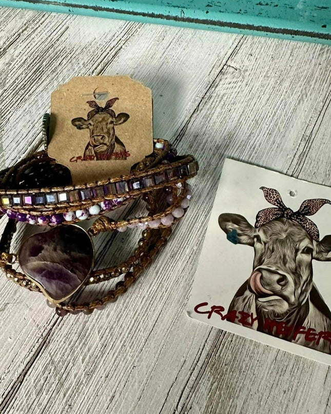 5-Strand Heart Wrap Bracelets