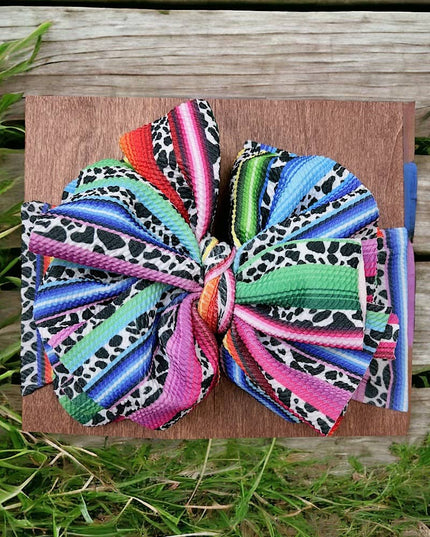 Big Tassel Printed Fashion Headband for Kids