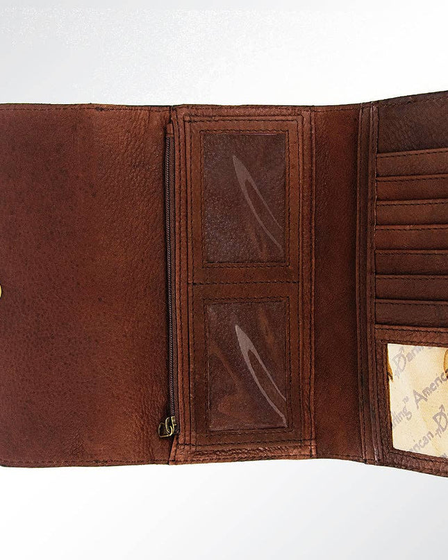 LC-ADBG572 Wallet Genuine Western Leather Women Bag
