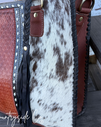 Harper Ranch Cowhide Purse