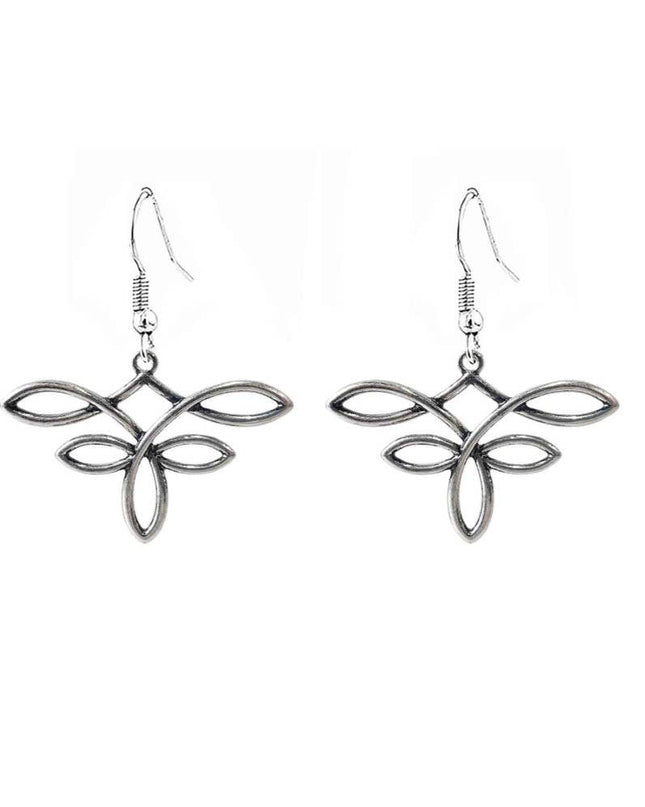 Western Boot Stitch Dangle Earrings