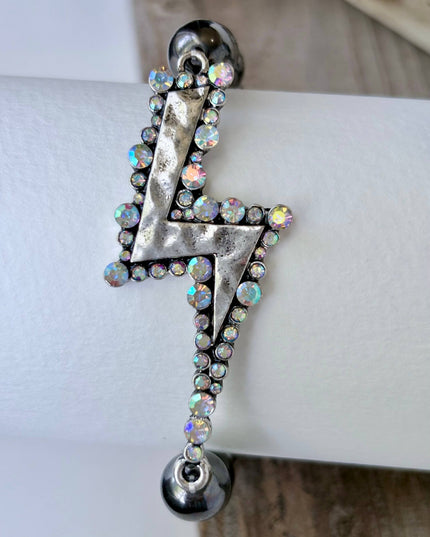 Western Style Pendant Navajo Pearl Stretch Bracelet