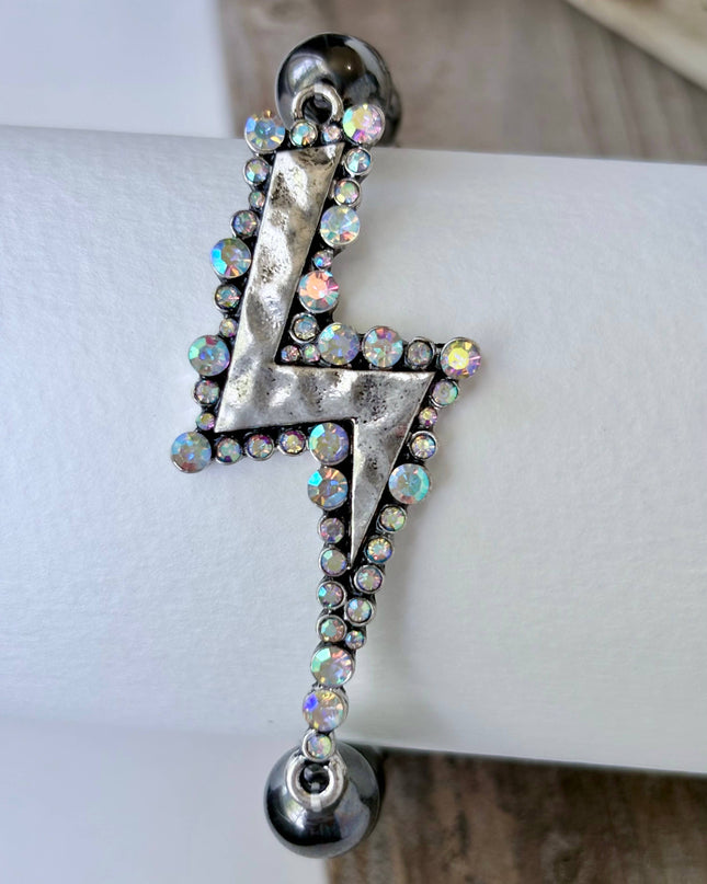 Western Style Pendant Navajo Pearl Stretch Bracelet
