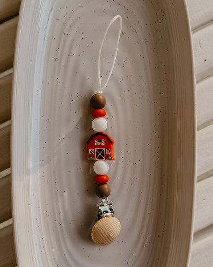 Barn Pacifier Clip