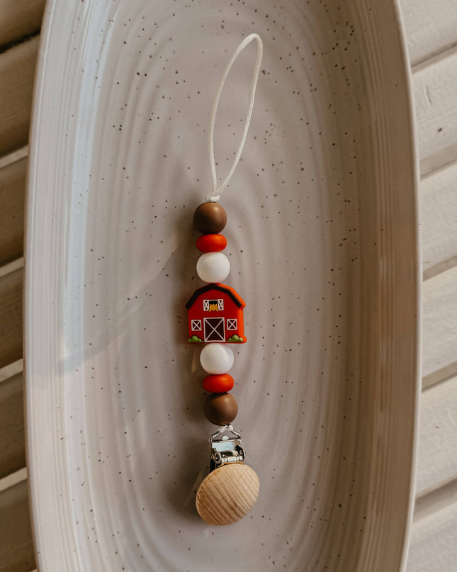Barn Pacifier Clip