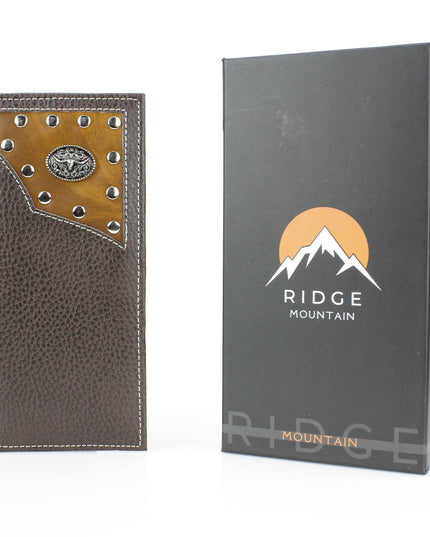 Rodeo Wallet with Bison Head Concho VL880