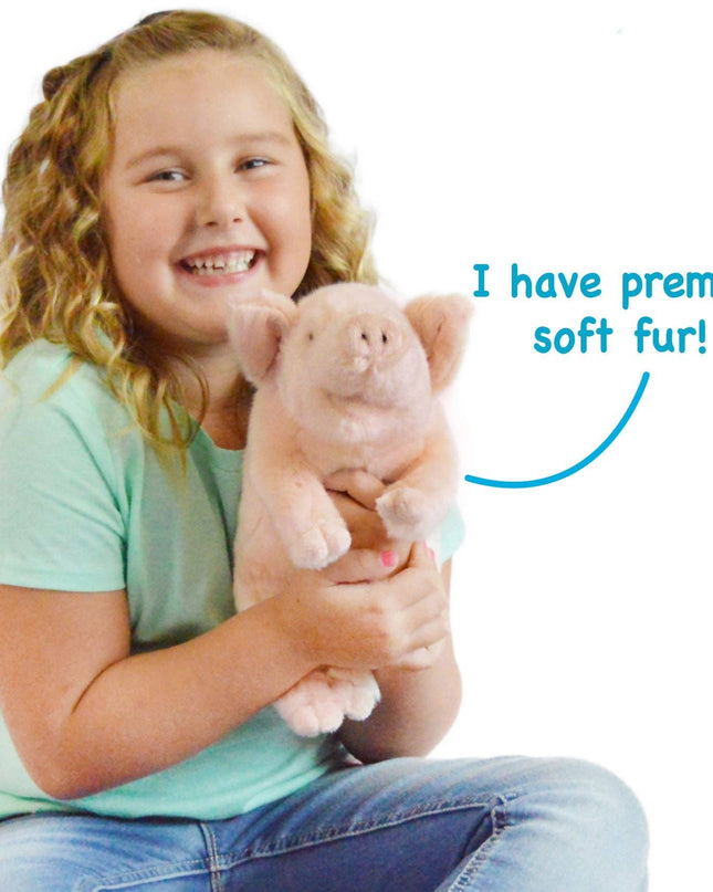 Perla The Pig | 11 Inch Stuffed Animal Plush