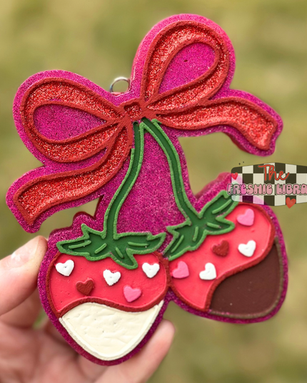 Chocolate Strawberries Car Freshener