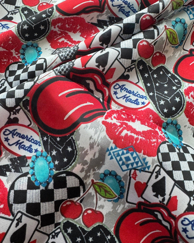 Wild Rag “American Made” truck hat patch style Cowboy Western Neck Scarf Bandanna by Double B Wild Rags