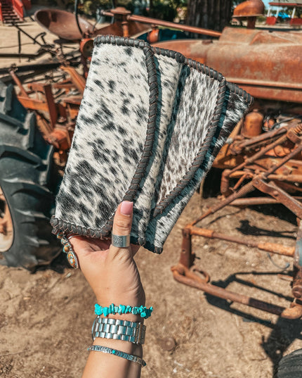 The Elva Cowhide Wallet a Haute Southern Hyde