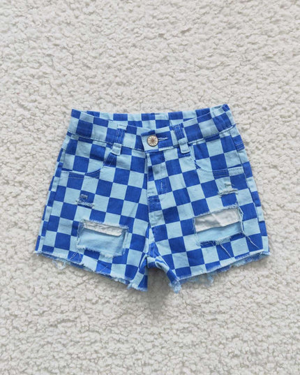 Sibling Baby Girls Denim Shorts Bottom
