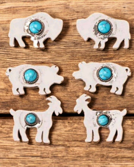 My Favorite Farm Animals Fashion Stud Earrings