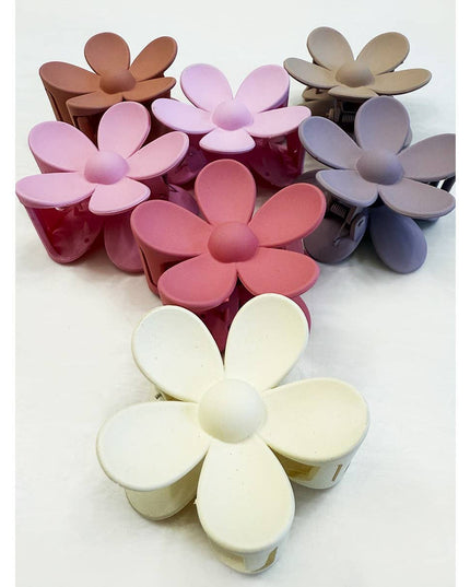 Matte Sweet Colors of Daisy Hair Clips