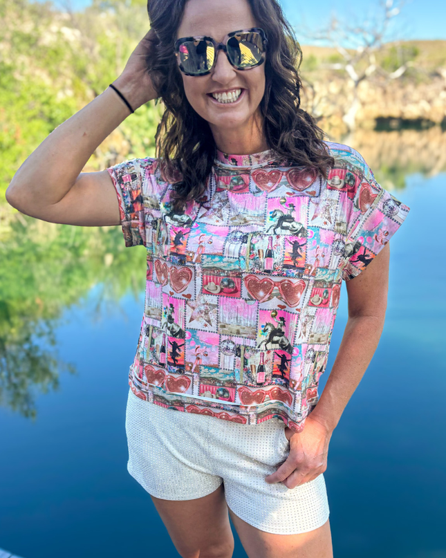 Glitter and Grit Top