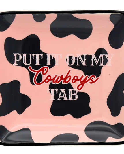 Square Trinket Tray Put It On My Cowboys Tab