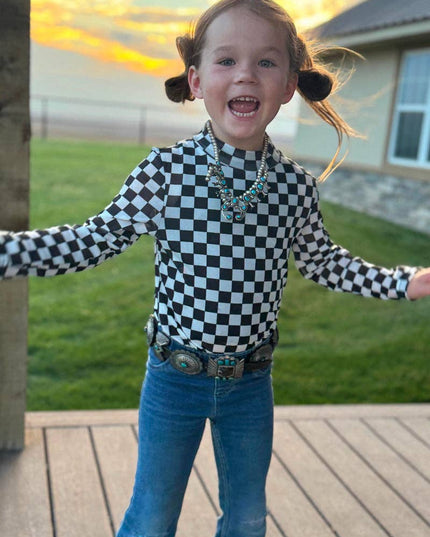 Mini Round The Track Mesh Top