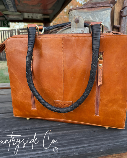 Laney Tooled Leather Handbag