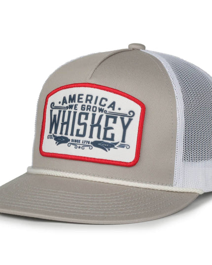 We Grow Whiskey Hat - Flat