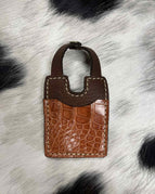 Brown alligator