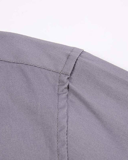 Mens Dress Shirts Long Sleeve Regular Fit Button Shirts-100