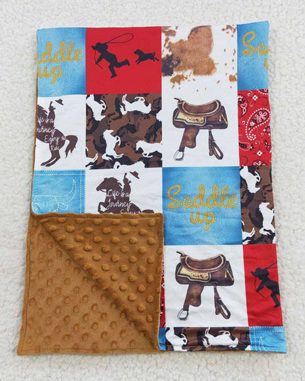 Baby Girls Horse Rodeo Western Blankets