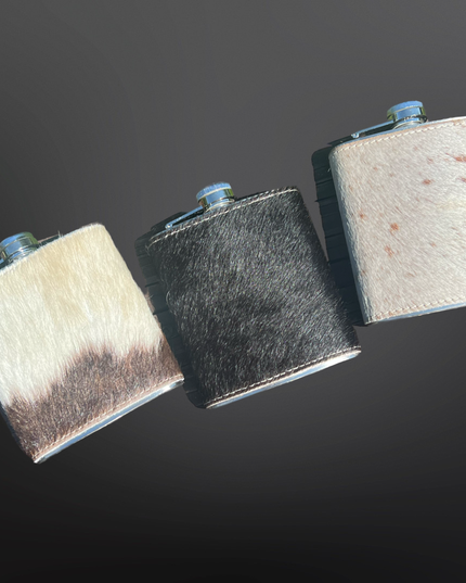Cowhide Flask Stainless Steel