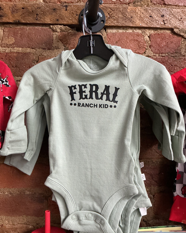 feral ranch kid onesie