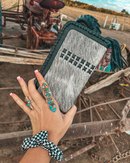 The Hazy Wesson (Black Leather) Wallet a Haute Southern Hyde