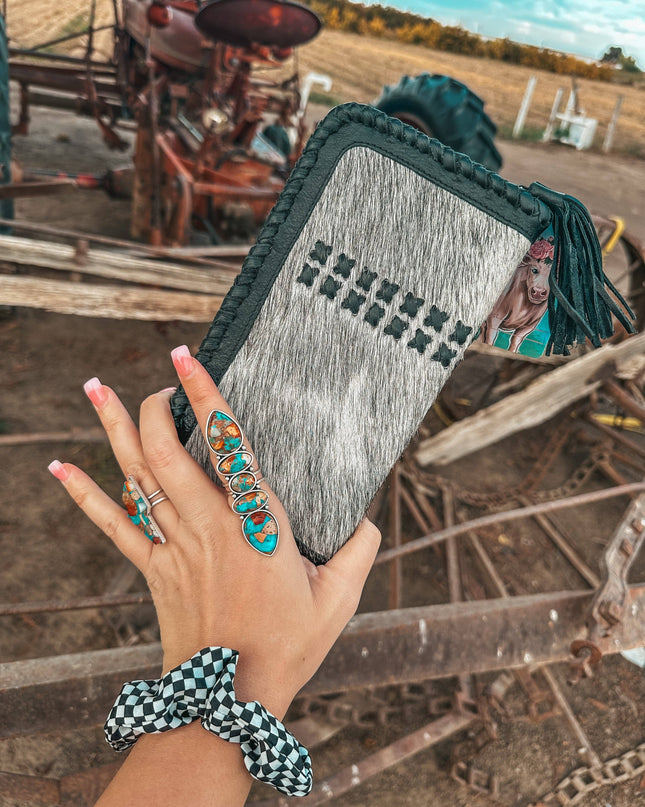 The Hazy Wesson (Black Leather) Wallet a Haute Southern Hyde