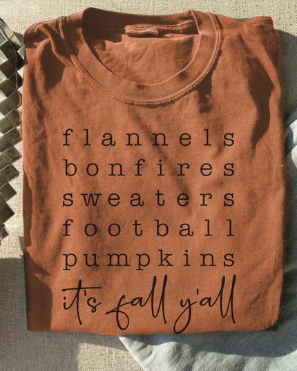 Fall List Tee