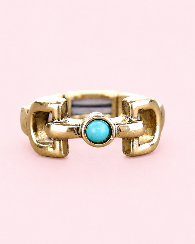 Western Horsebit Stretch Ring