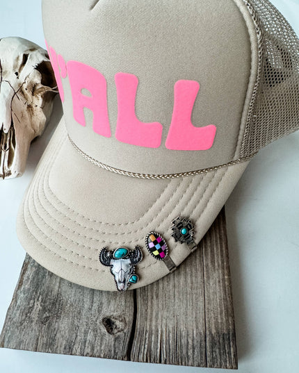 Western Slip On Hat Charms - Hat clips 