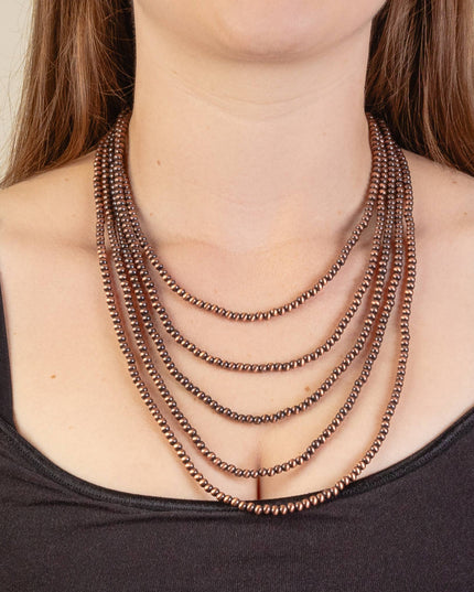 Layered Western Beaded Necklace