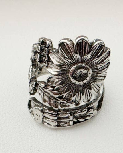 VINTAGE BOHO FLORAL STATEMENT RINGS | 40R129
