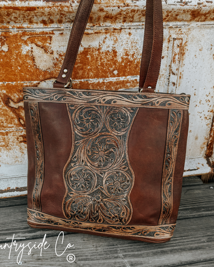 Adeline Leather Tote Purse